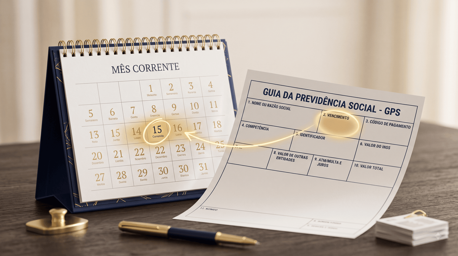calendario e guia de contribuicao do inss prazo de pagamento
